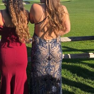 Scala navy blue dress